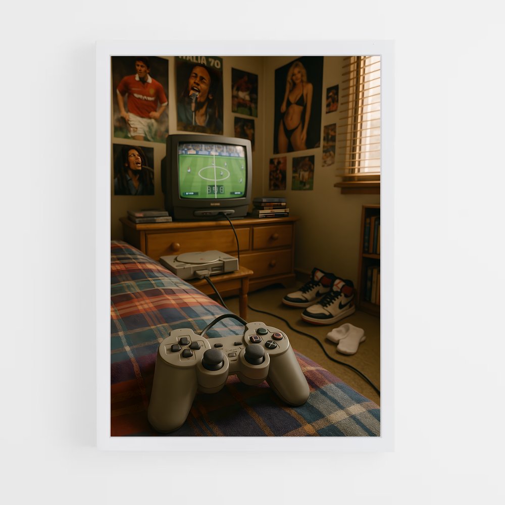 Poster Pixel Blanket – affiche Consoles (vue 3)